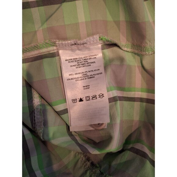 Columbia Green Plaid Button‑Down Shirt  Mens Large Outdoor Casual - Picture 6 of 9